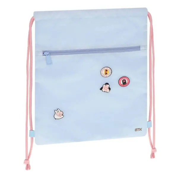 Rucsac cu snur pentru copii, imprimeu Starpak Pins, 38x33 cm