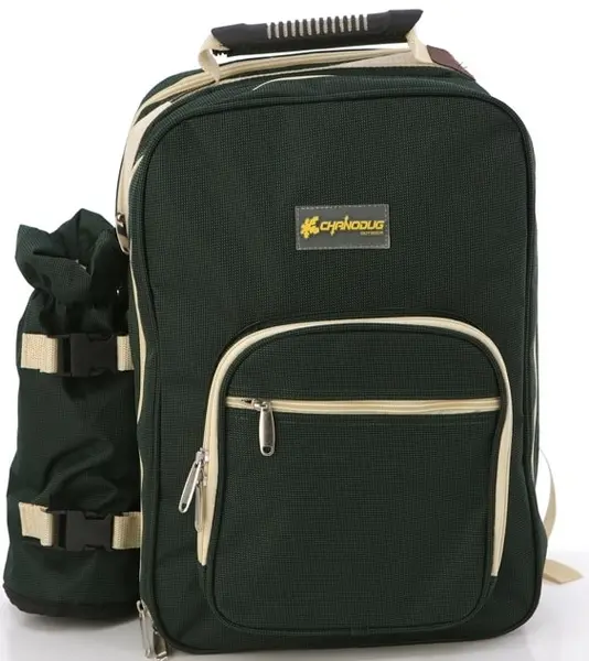 Rucsac cu ustensile de picnic Chanodug - 60023101, verde închis