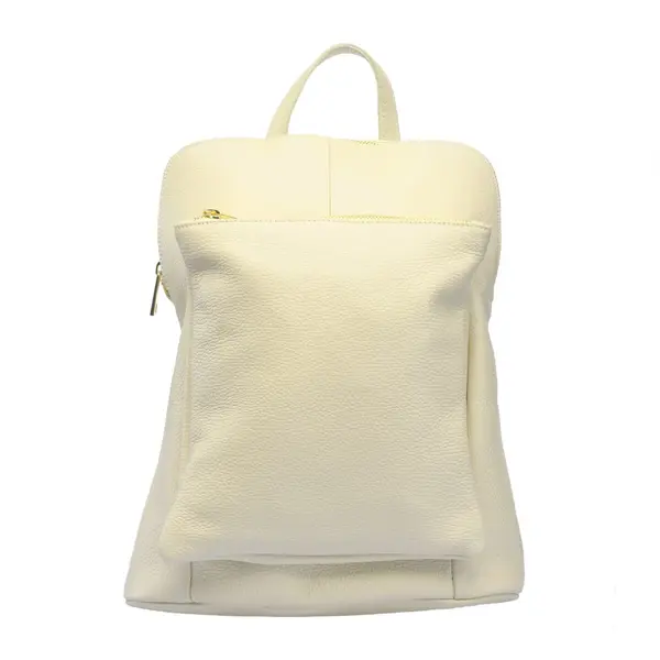 Rucsac damă din piele naturala ivory Duality