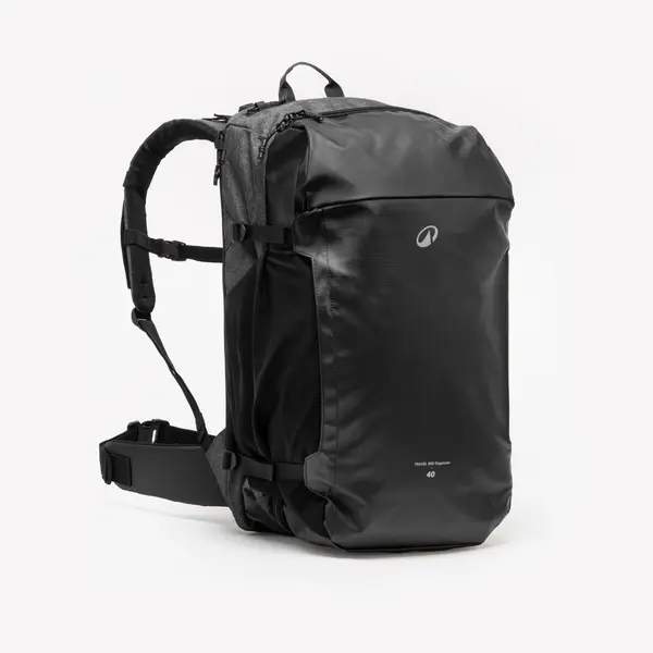 Rucsac de călătorie 40L, Travel 500 Organizer Negru