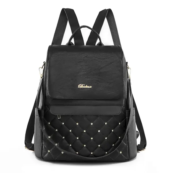 Rucsac de dama, Elanor GT2636, antifurt, Negru