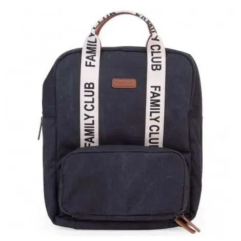 Rucsac de infasat Childhome Family Club Signature Negru