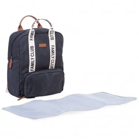Rucsac de infasat Childhome Family Club Signature negru