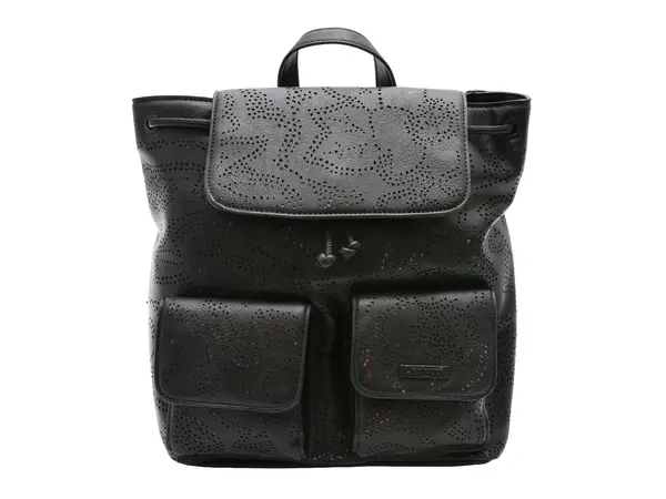 Rucsac DESIGUAL negru, SAKP30, din piele ecologica