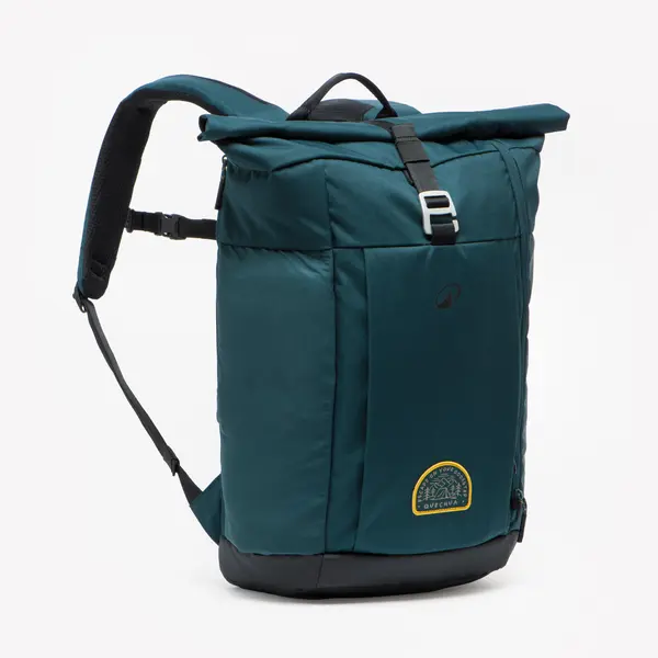 Rucsac Drumeție în natură 23L, Escape 500 Rolltop Verde