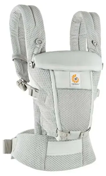 Rucsac ergonomic pentru bebeluși Ergobaby - Adapt SoftFlex Mesh, Pearl Grey