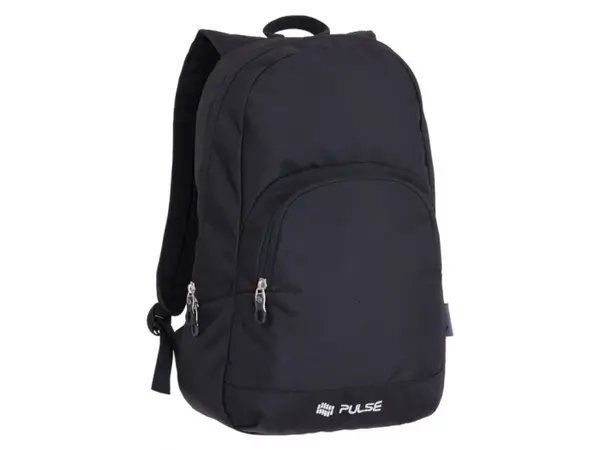 Rucsac ergonomic pentru scoala cu 2 compartimente,model Solo Black,44x29x18 cm