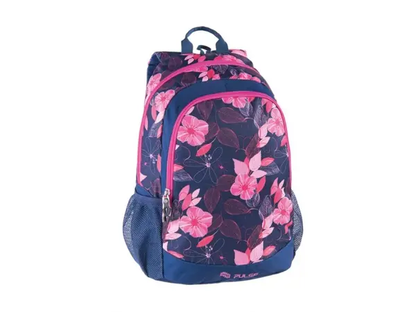 Rucsac ergonomic scoala pentru fete Cots Pink Garden,46.5x28x18 cm