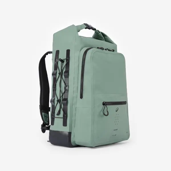 Rucsac etanș sporturi de apă 30 l, IPX6 500 kaki