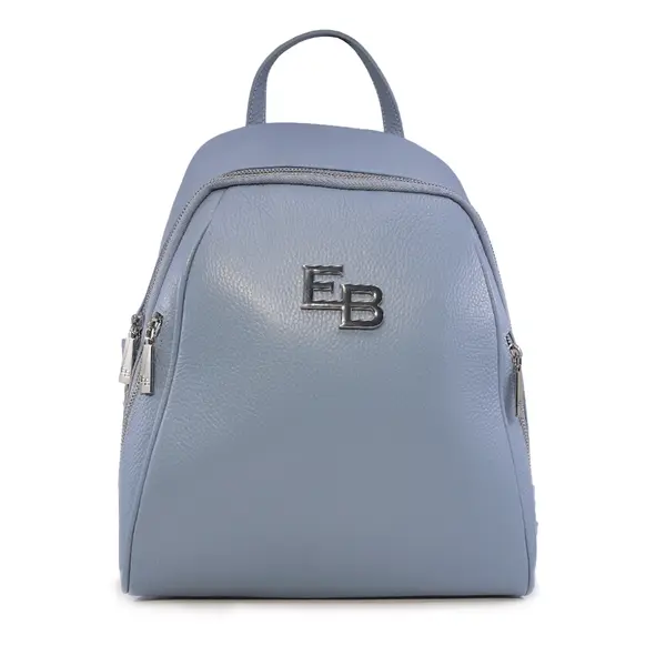 Rucsac femei Enzo Bertini albstru deschis din piele 154RUCP3375AZ
