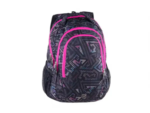 Rucsac fete pentru scoala cu 5 compartimente,modelBlast Labyrinth,46x32x25 cm