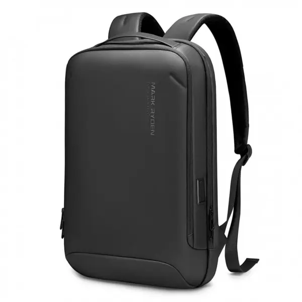 Rucsac/Ghiozdan Mark Ryden compatibil cu laptop 15.6 inch si tableta 11 inch, 20L, port USB, full impermeabil, sistem antifurt, unisex, spatios, calatorie, scoala sau servici, negru