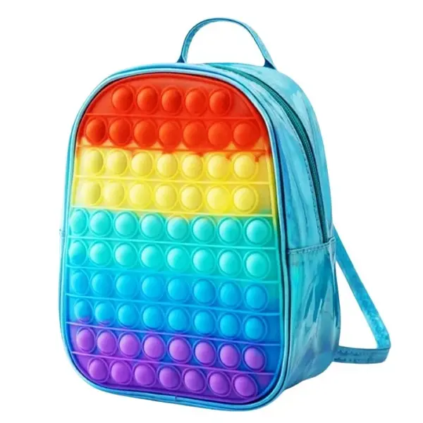 Rucsac ghiozdan prescolari, Empria, Pop It, Antistres, Rainbow