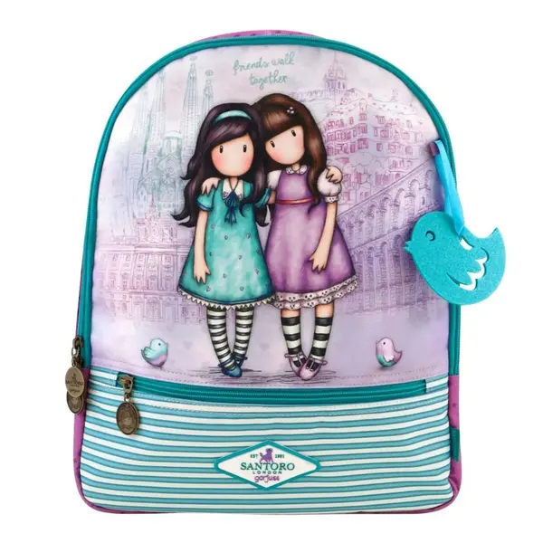 Rucsac Gorjus Cityscape Friends Walk Together