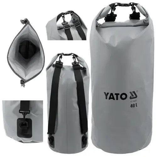 Rucsac impermeabil Yato YT-74293, 40L, 500D PVC, 28x73cm, 2 curele reglabile