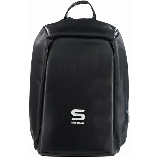 Rucsac Laptop Serioux SRXBKPLOCK Waterproof, 15.6", Lock, Negru