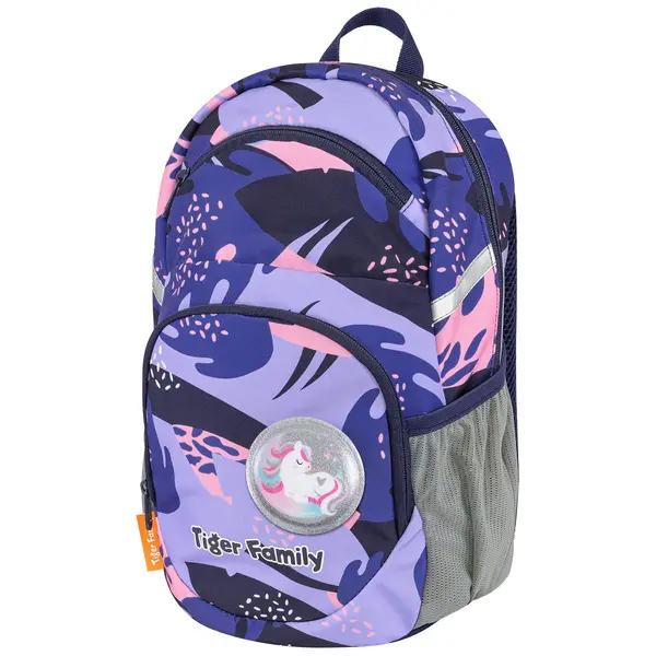Rucsac Lively, 34x24x15 cm, Blue Leaves, Tiger Family