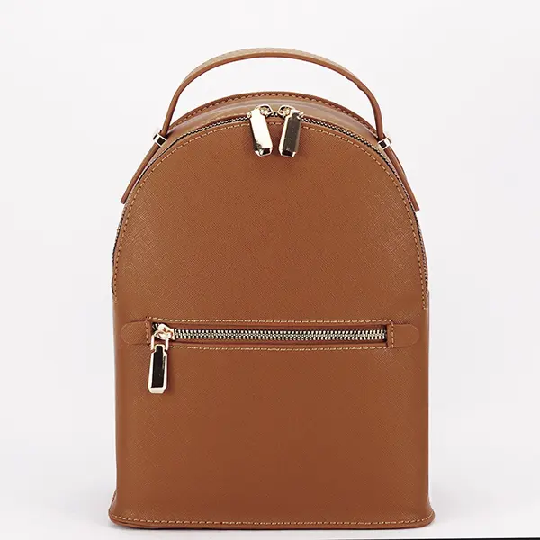 Rucsac maro cognac de dama DianaCO Firenze, DYS602-3 119