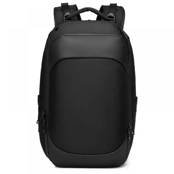 Rucsac Ozuko, compatibil cu laptop 15.6 inch, material oxford impermeabil, 28 L, structura multi divizata, 46x18x32 cm, negru