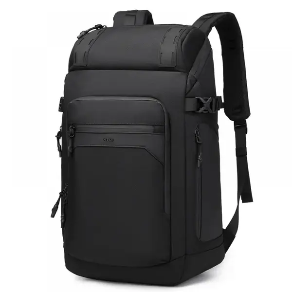 Rucsac OZUKO, compatibil cu laptop 17.3 inch si tableta 9.7 inch, 32L, impermeabil, buzunar antifurt, unisex, spatios, multifunctional, 50 x 18 x 33 cm, negru