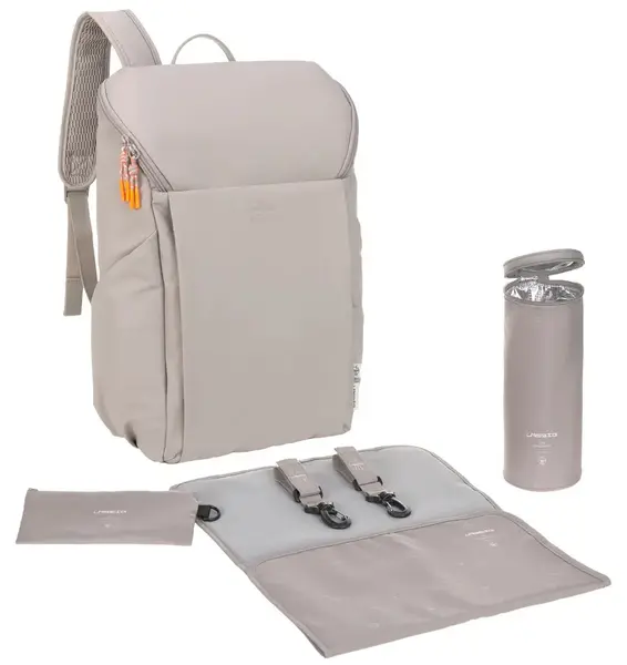 Rucsac pentru accesorii bebeluși Lassig - Slender Up, Gri