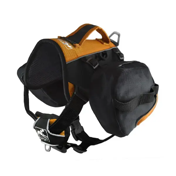 Rucsac pentru caini Kurgo Baxter Pack, negru/portocaliu - L