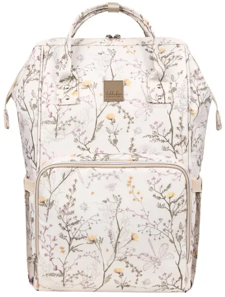 Rucsac pentru cărucior KikkaBoo Secret Garden - Siena Luxe, Beige
