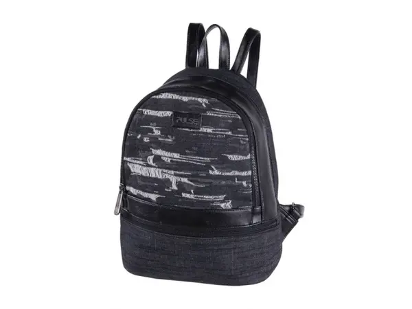 Rucsac pentru fete Firenze Black Jeans,28x24x17 cm