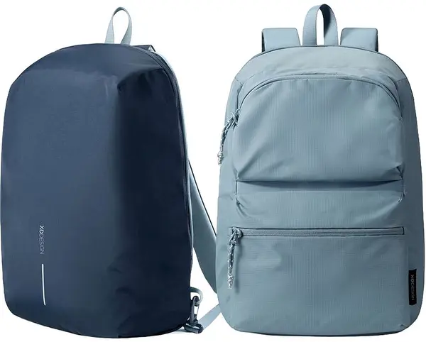 Rucsac pentru laptop XD Design Switch - 2-în-1, 16'', albastru deschis