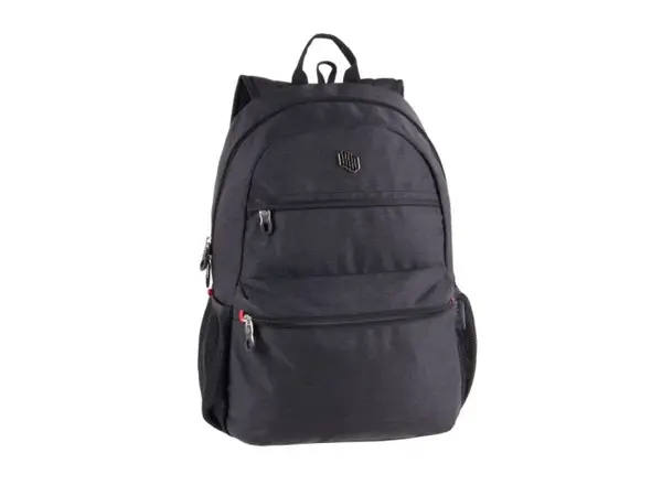 Rucsac pentru scoala cu compartiment laptop,model Steph Dark Gray,46x33x23 cm