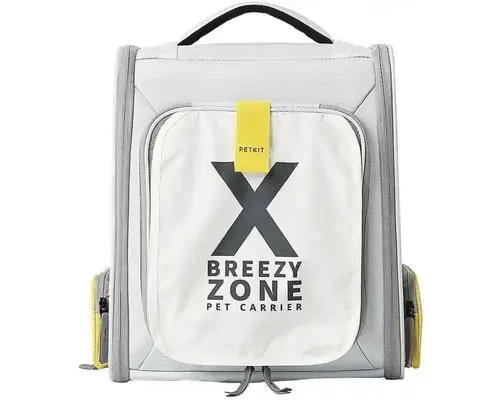 Rucsac pentru transport pisici Petkit Breezy X Zone, Pliabil (Gri)