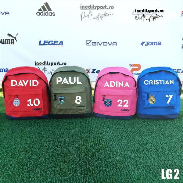 Rucsac personalizabil ZAINO PALERMO LEGEA LG2 Fucsia