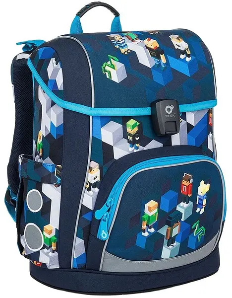 Rucsac școlar-cutie Topgal Aira - 23034, Minecraft, 1 compartiment