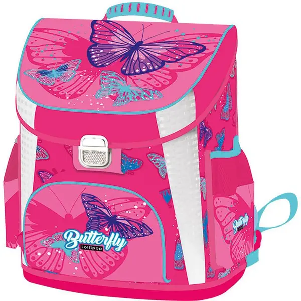 Rucsac scolar ergonomic Lizzy Card Pink Butterfly - Premium