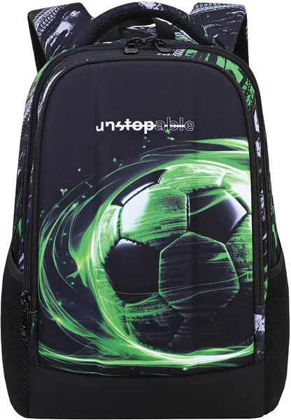 Rucsac școlar ergonomic S. Cool - Football, cu panou 3D, 17 l