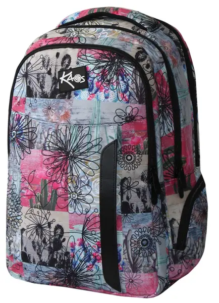 Rucsac școlar Kaos 2 în 1 - CAMEA , 3 compartimente