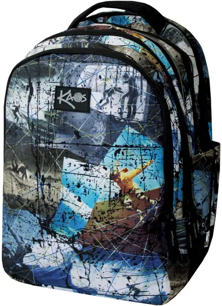 Rucsac școlar Kaos 2 în 1 - Skyler, cu 4 compartimente