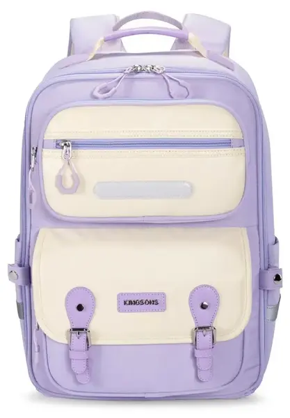 Rucsac școlar Kingsons Safeback Junior - Violet, 17 l