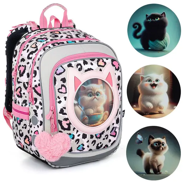 Rucsac școlar Topgal Endy - 23037, cu imagini schimbabile