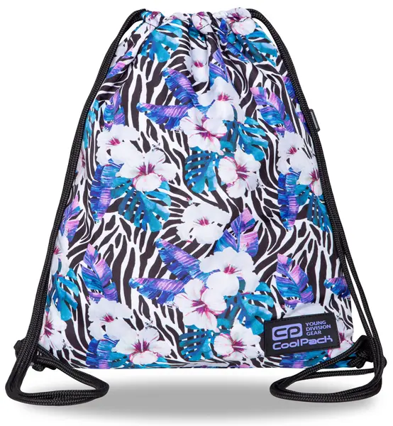 Rucsac sport cu siret Cool Pack Solo L - Flower Zebra