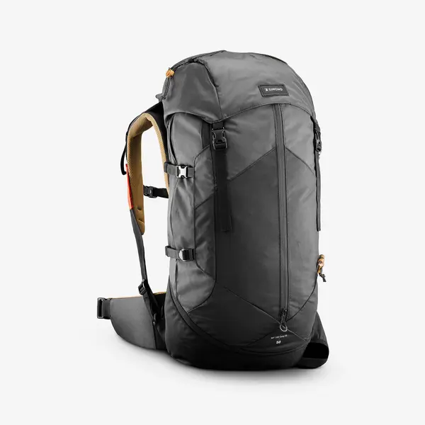 Rucsac Trekking MT100 Easyfit 50L Negru Bărbați