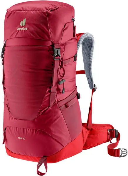 Rucsac turistic pentru copii Deuter - Fox , 30+4 L, roşu