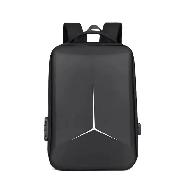 Rucsac unisex, Lorcan GT3748, port USB, Negru