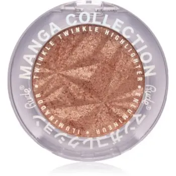Rude Cosmetics Manga Collection Twinkle Twinkle Highlighter Pudra compacta ce ofera luminozitate