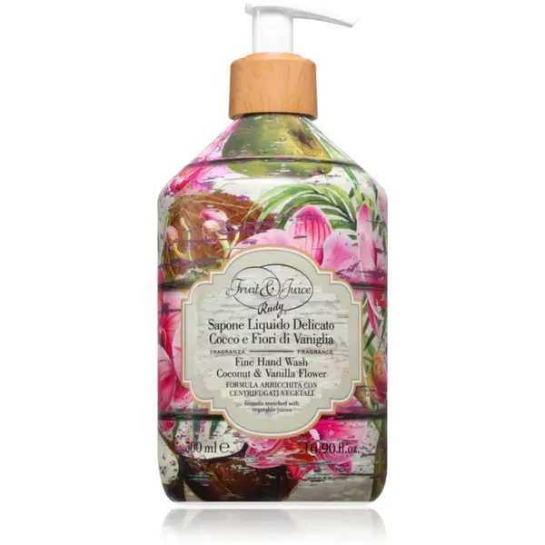 Rudy - Le Maioliche Cocco e Fiori di Vaniglia Săpun lichid pentru mâini 500 ml