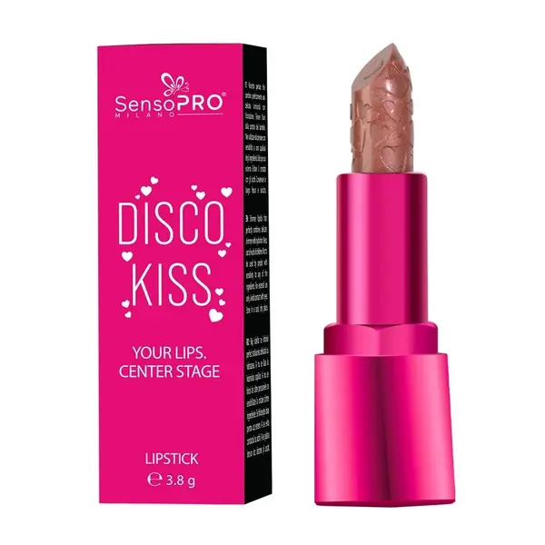 Ruj cu Sclipici Disco Kiss SensoPRO Milano, Night Sparkle