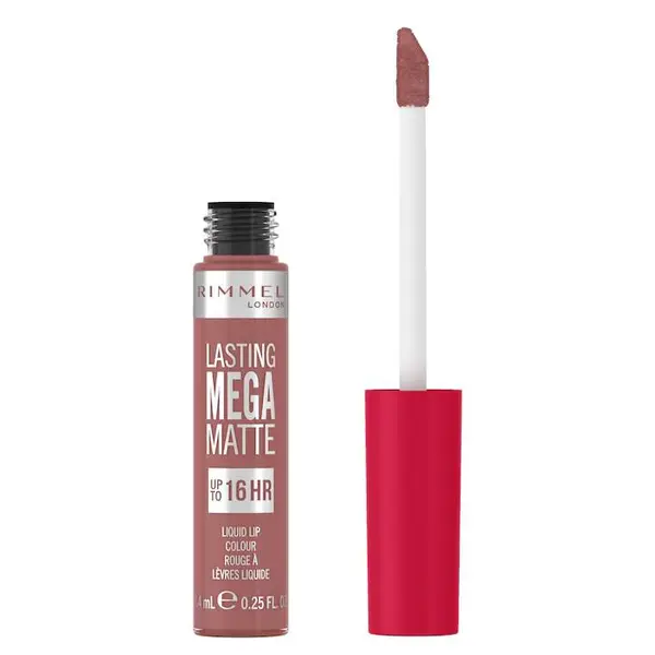 Ruj lichid Lasting Mega Matte 110 Blush, 7.4ml, Rimmel London 