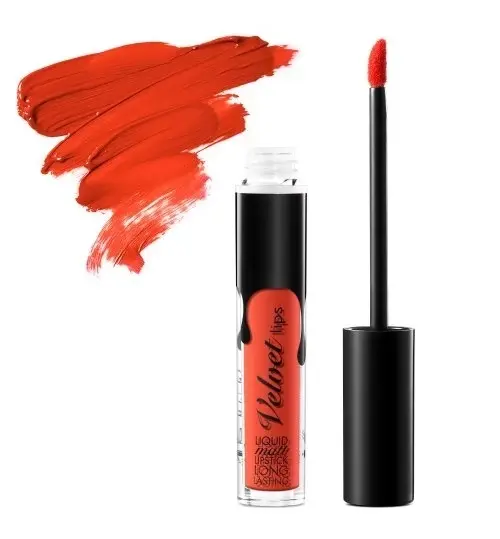 Ruj lichid mat rezistent Velvet Matte Lipstick Cinecitta 05 Terracotta