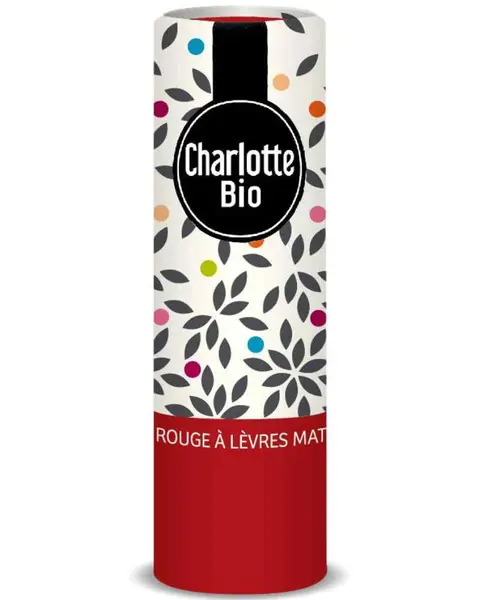 Ruj mat cu unt de shea, ulei de ricin si unt de jojoba Bio Vrai Rouge, 3.5g, Charlotte Bio