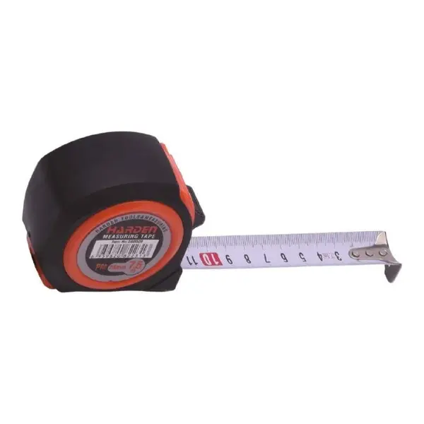 Ruleta 5 m x 19 mm, Protectie de Cauciuc, Buton de Blocare, Harden